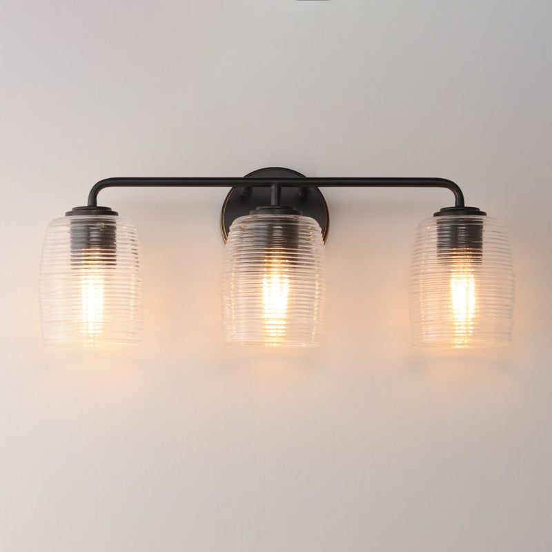 Maxim 21413CRKB Honey 3 Light Bath Vanity | Kentucky Bronze