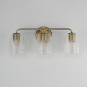 Maxim 21413CRNAB Honey 3 Light Bath Vanity | Natural Aged Brass