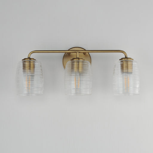 Maxim 21413CRNAB Honey 3 Light Bath Vanity | Natural Aged Brass