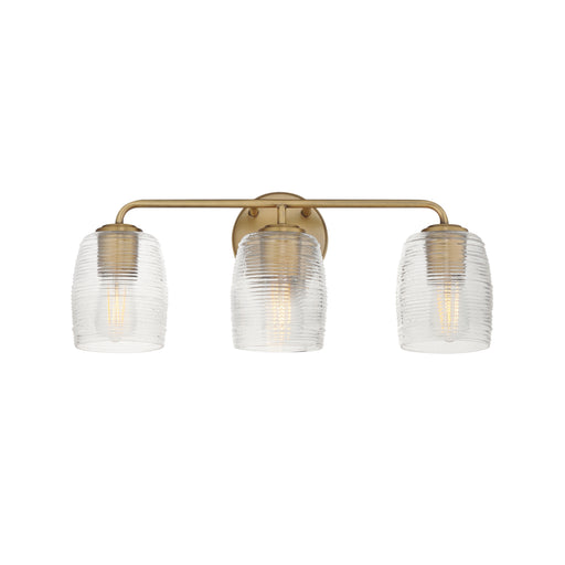 Maxim 21413CRNAB Honey 3 Light Bath Vanity | Natural Aged Brass