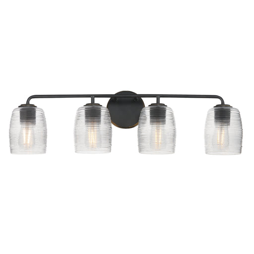 Maxim 21414CRKB Honey 4 Light Bath Vanity | Kentucky Bronze