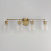 Maxim 21414CRNAB Honey 4 Light Bath Vanity | Natural Aged Brass