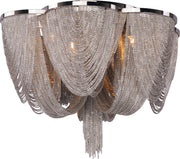 Maxim 21460NKPN Chantilly 6 Light Flush Mount | Polished Nickel