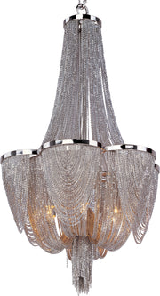 Maxim 21464NKPN Chantilly 6 Light Chandelier | Polished Nickel