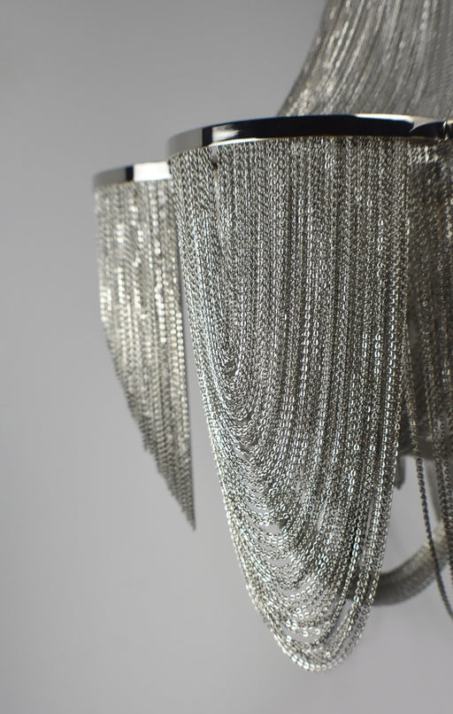 Maxim 21465NKPN Chantilly 10 Light Chandelier | Polished Nickel