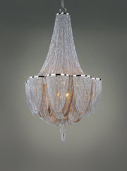 Maxim 21465NKPN Chantilly 10 Light Chandelier | Polished Nickel