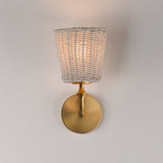 Maxim 21481WWTNAB Baja 1 Light Sconce | Natural Aged Brass