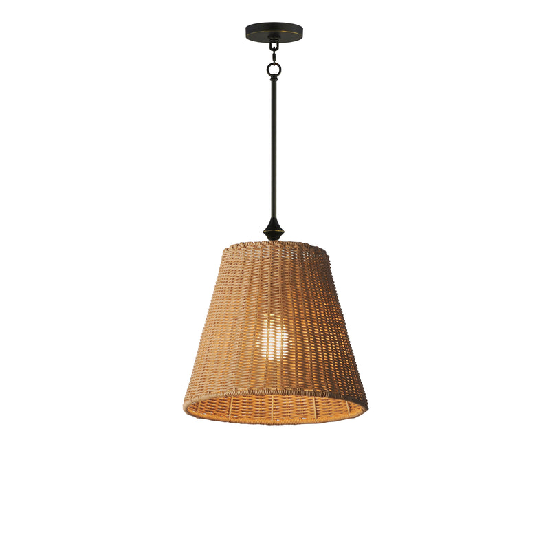 Maxim 21486NADBZ Baja 12" Single Pendant | Dark Bronze