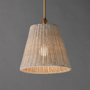 Maxim 21486WWTNAB Baja 12" Single Pendant | Natural Aged Brass