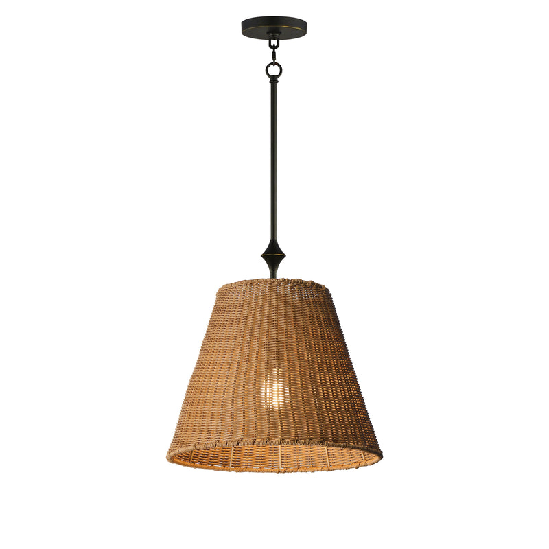 Maxim 21487NADBZ Baja 16" Single Pendant | Dark Bronze