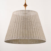 Maxim 21488WWTNAB Baja 24" Single Pendant | Natural Aged Brass