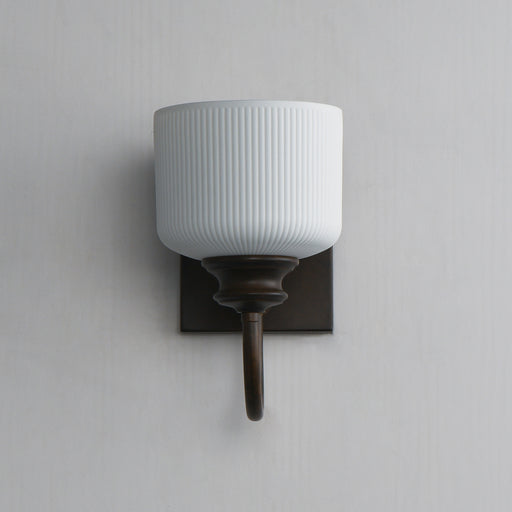 Maxim 21491WTOI Bisque 1 Light Wall Sconce | Oil Rubbed Bronze