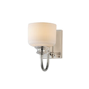 Maxim 21491WTPN Bisque 1 Light Wall Sconce | Polished Nickel