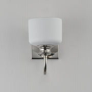Maxim 21491WTPN Bisque 1 Light Wall Sconce | Polished Nickel