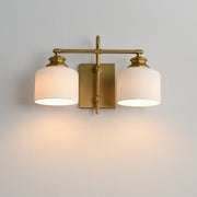 Maxim 21492WTNAB Bisque 2 Light Wall Sconce | Natural Aged Brass