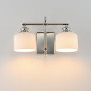 Maxim 21492WTPN Bisque 2 Light Wall Sconce | Polished Nickel