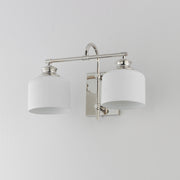 Maxim 21492WTPN Bisque 2 Light Wall Sconce | Polished Nickel