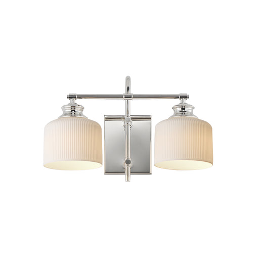 Maxim 21492WTPN Bisque 2 Light Wall Sconce | Polished Nickel