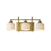 Maxim 21493WTNAB Bisque 3 Light Bath Vanity | Natural Aged Brass
