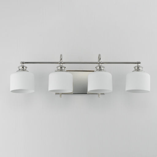 Maxim 21494WTPN Bisque 4 Light Bath Vanity | Polished Nickel