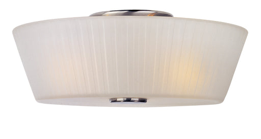 Maxim 21500FTSN Finesse 3 Light Flush Mount | Satin Nickel