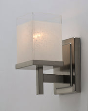 Maxim 2151LNSN Tetra 1 Light Wall Sconce | Satin Nickel