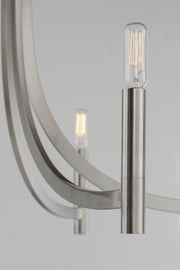 Maxim 21526SN Lyndon 6 Light Chandelier | Satin Nickel