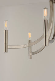 Maxim 21526SN Lyndon 6 Light Chandelier | Satin Nickel