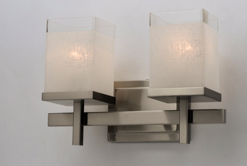 Maxim 2152LNSN Tetra 2 Light Bath Vanity | Satin Nickel