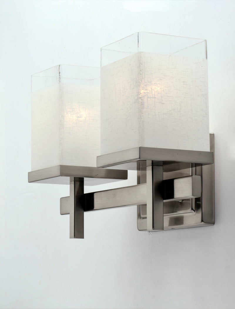 Maxim 2152LNSN Tetra 2 Light Bath Vanity | Satin Nickel