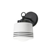 Maxim 21531WTBK Eureka 1 Light Wall Scone | Black