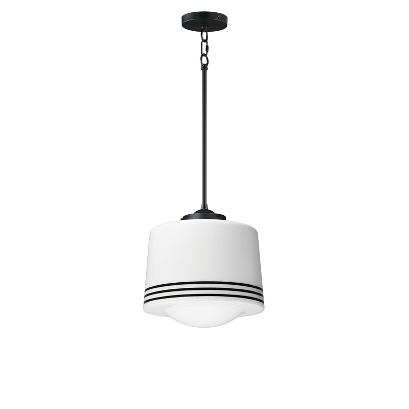 Maxim 21532WTBK Eureka 1 Light Pendant | Black