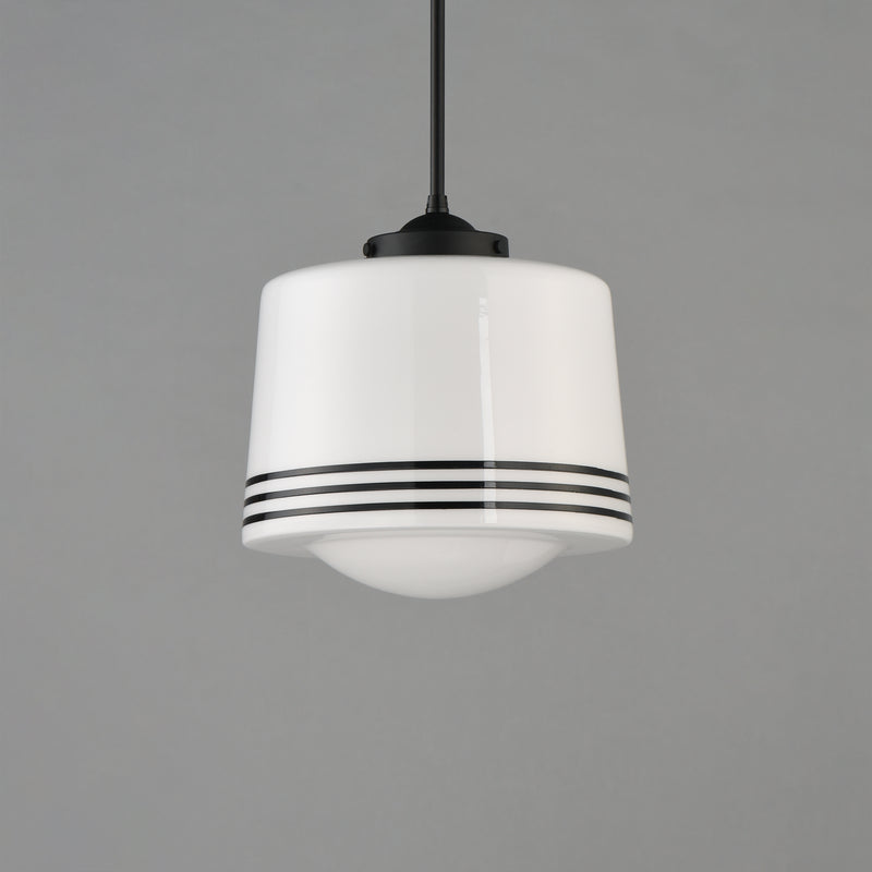 Maxim 21532WTBK Eureka 1 Light Pendant | Black