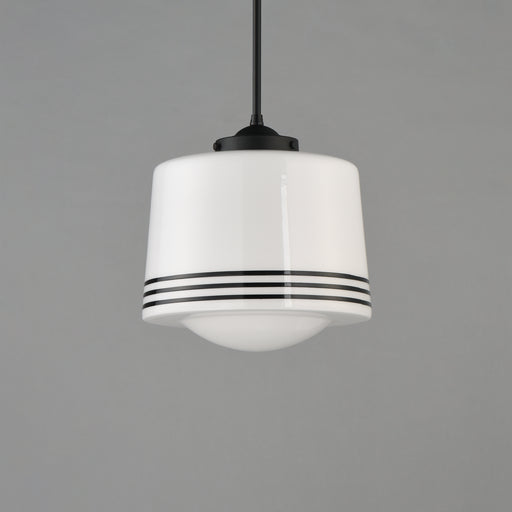 Maxim 21532WTBK Eureka 1 Light Pendant | Black