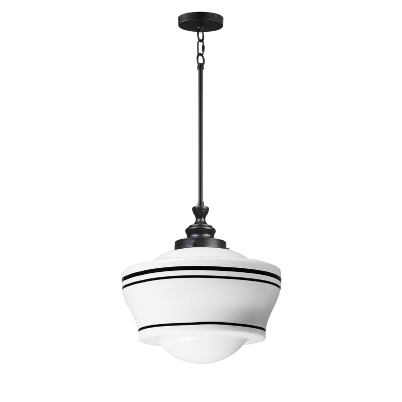 Maxim 21533WTBK Eureka 1 Light Pendant | Black