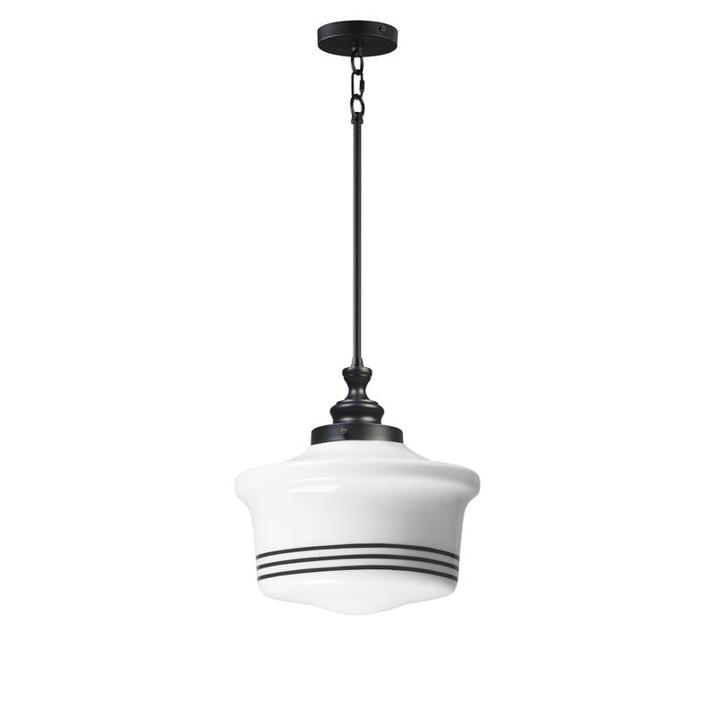 Maxim 21534WTBK Eureka 1 Light Pendant | Black