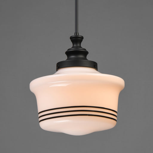 Maxim 21534WTBK Eureka 1 Light Pendant | Black