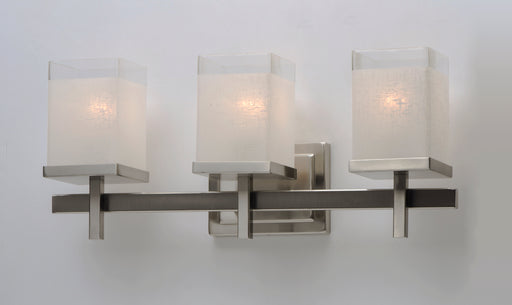 Maxim 2153LNSN Tetra 3 Light Bath Vanity | Satin Nickel