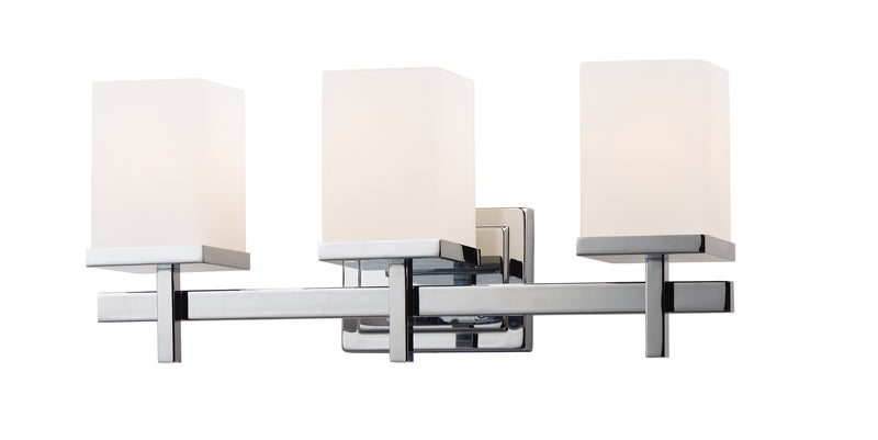 Maxim 2153SWPC Tetra 3 Light Bath Vanity | Polished Chrome