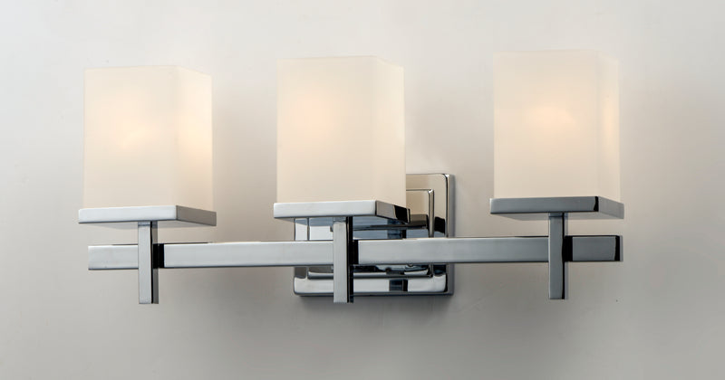 Maxim 2153SWPC Tetra 3 Light Bath Vanity | Polished Chrome
