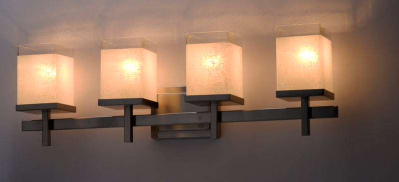 Maxim 2154LNSN Tetra 4 Light Bath Vanity | Satin Nickel