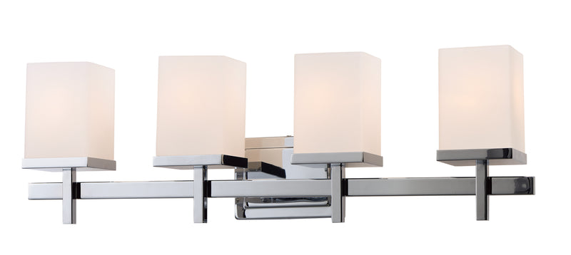 Maxim 2154SWPC Tetra 4 Light Bath Vanity | Polished Chrome