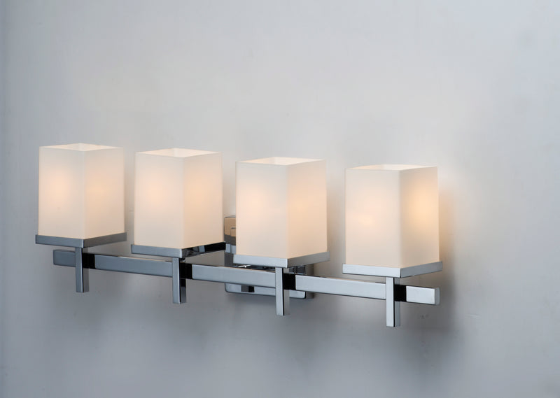 Maxim 2154SWPC Tetra 4 Light Bath Vanity | Polished Chrome