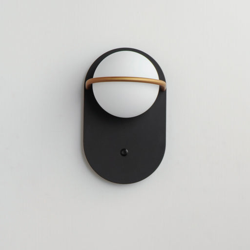 Maxim 21600SWBKGLD Revolve 1 Light LED Wall Sconce | Black / Gold