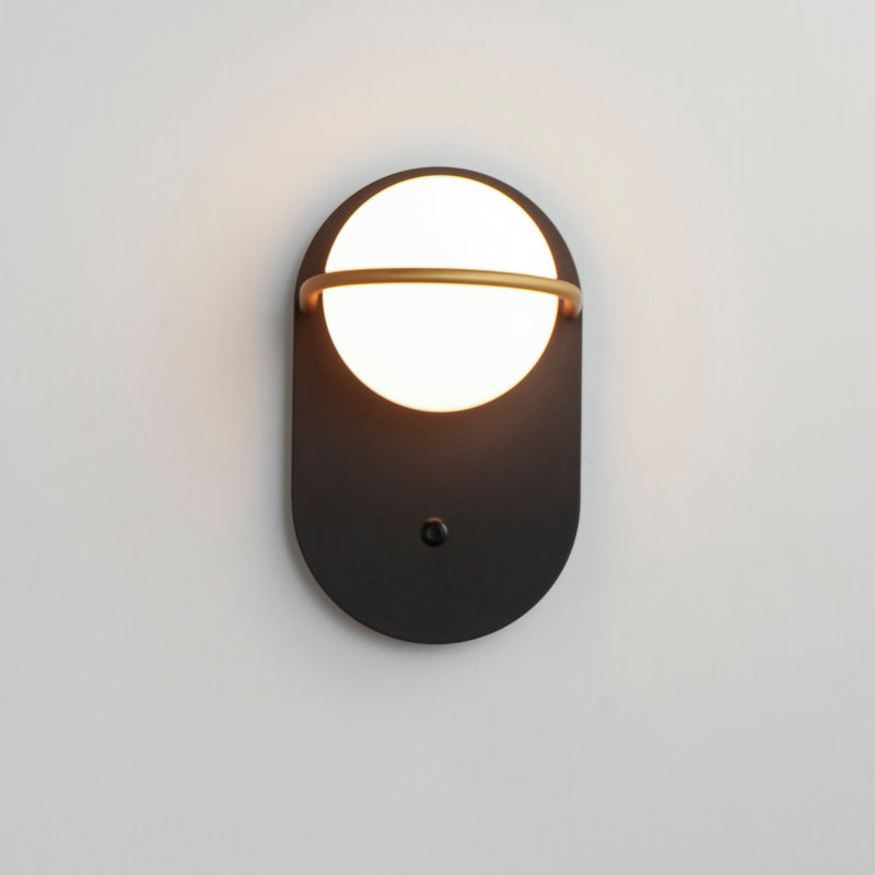 Maxim 21600SWBKGLD Revolve 1 Light LED Wall Sconce | Black / Gold