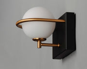 Maxim 21601SWBKGLD Revolve 1 Light LED Wall Sconce | Black / Gold