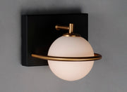 Maxim 21601SWBKGLD Revolve 1 Light LED Wall Sconce | Black / Gold
