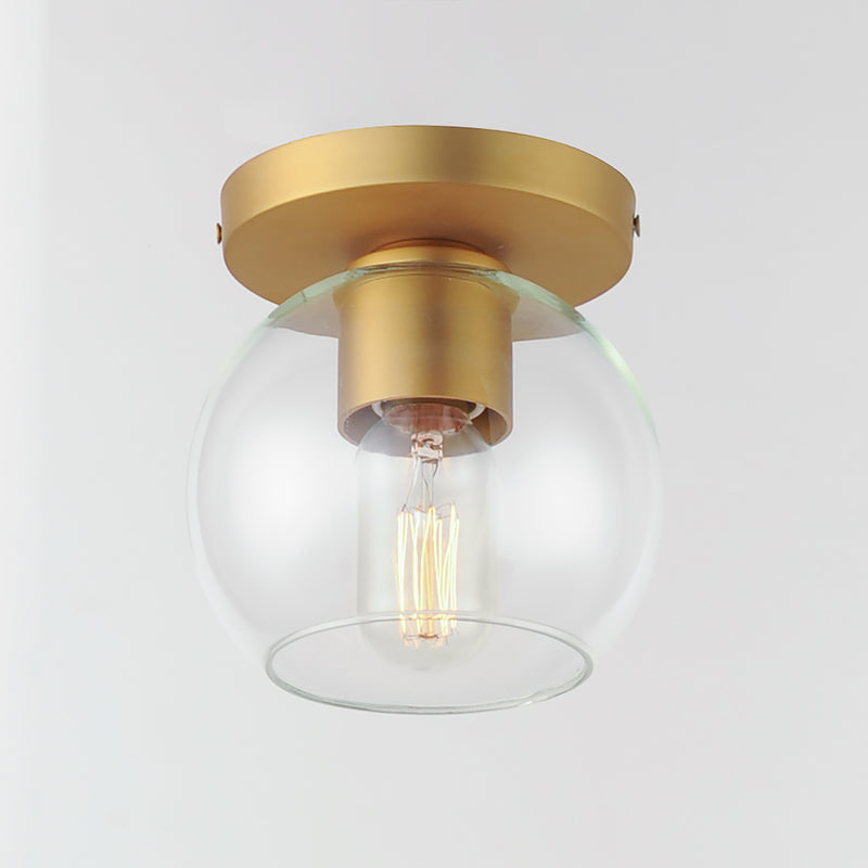 Maxim 21630CLNAB Knox 1 Light Flush Mount | Natural Aged Brass