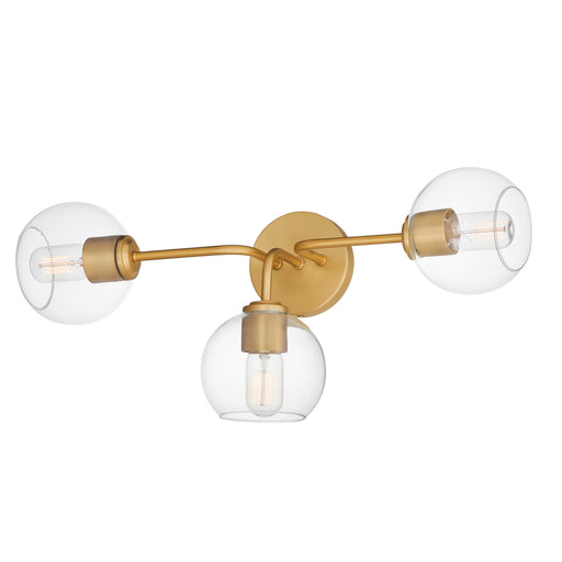 Maxim 21633CLNAB Knox 3 Light Bath Vanity Light | Natural Aged Brass