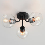 Maxim 21634CLBK Knox 3 Light Semi Flush Mount | Black